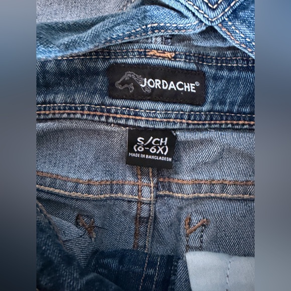 Jordache Girls Denim Overalls | Size 6-6x (Small) - Picture 3 of 7